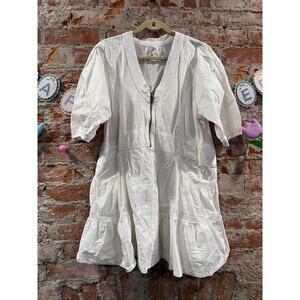 Daily Practice by Anthropologie Relaxed Tiered Mini Dress